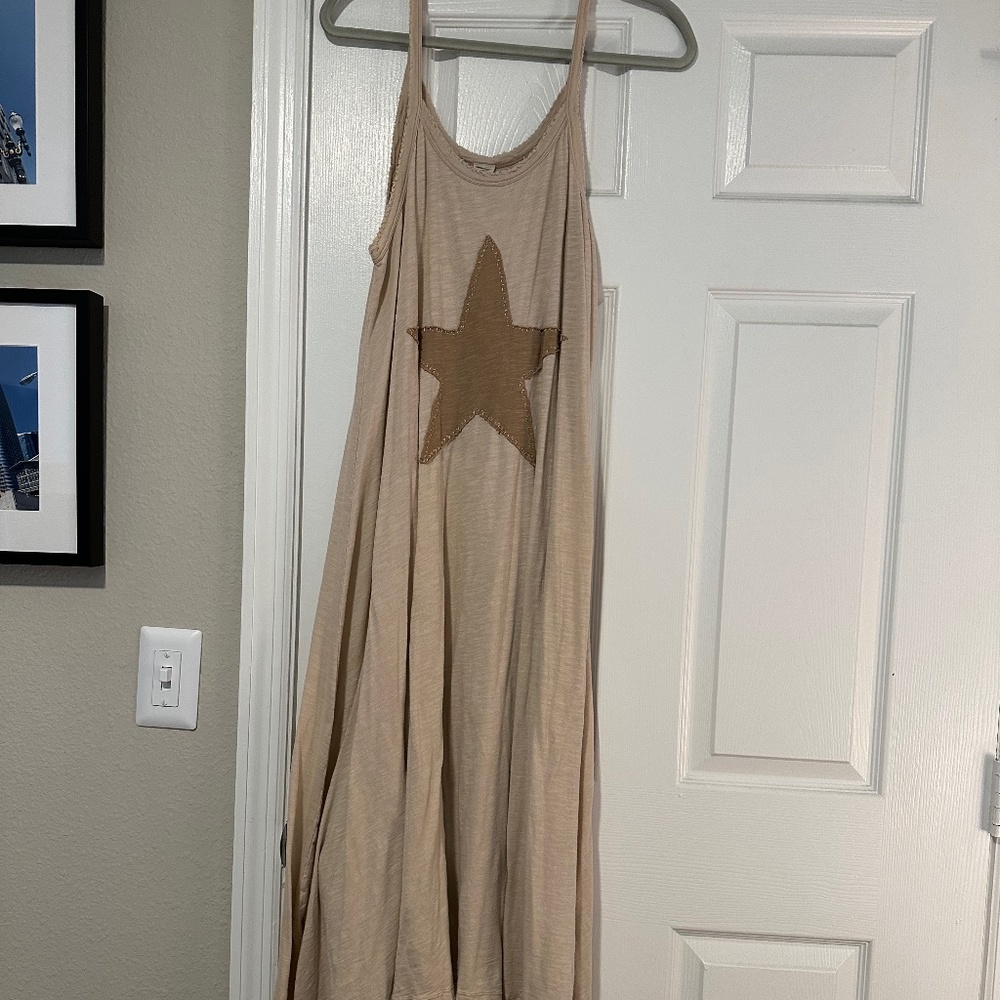 Star Appliqué Lana Tank Dress